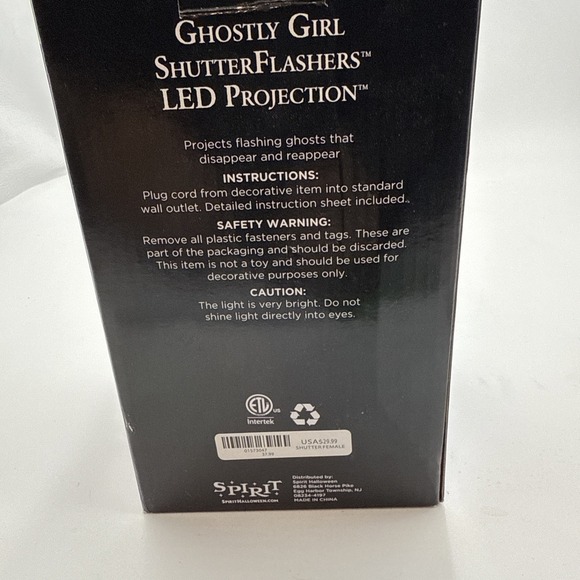 Shutter Flashers™ Spooky Female Projection Spotlight - LightShow® Halloween LED - Picture 3 of 4